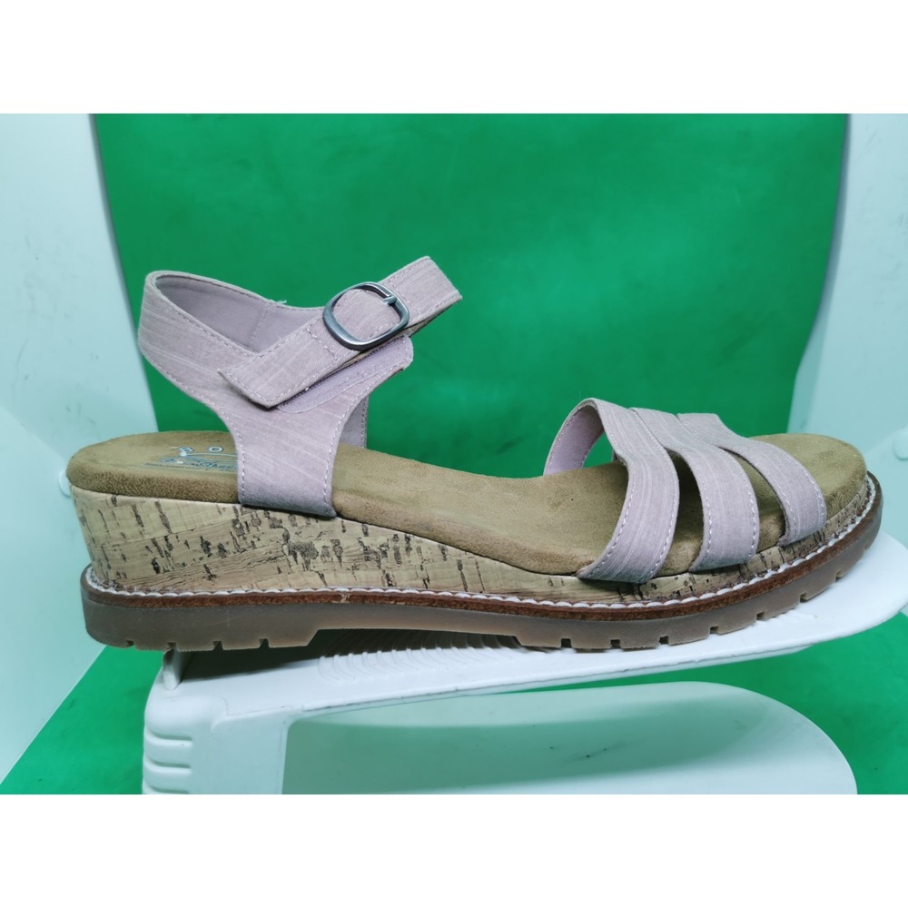 Skechers BOBS Desert Chill Sandals Women's Pink Adjustable Strap Comfort Size 10 - Picture 4 of 16